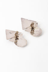 sterling point drop earrings backs open @ Recess LA