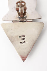 sterling point drop earrings stamp @ Recess LA