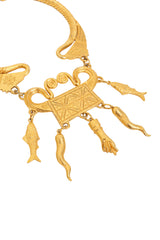Etruscan Revival Amulet Necklace II by Alexis Kirk close @ Recess LA