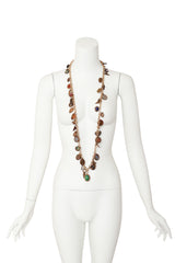 Charm chain necklace on mannequin long @ Recess LA