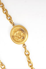 Long Lion Medallion Chain Necklace