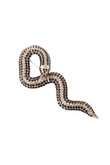 Crystal Snake Brooch @ Recess LA