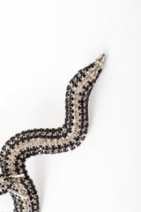 Crystal Snake Brooch tail close @ Recess LA