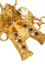Vintage Elephant Chain Belt back tarnish 1 @ Recess LA
