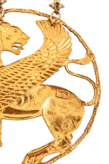 Large Griffin Medallion Necklace signature @ Recess LA