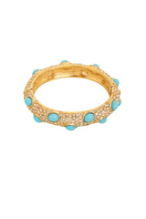Pavé Cabochon Hinged Bracelet by Ciner @ Recess LA