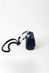 Beaded Moon Bag by Rafael Sanchez side @ Recess LA