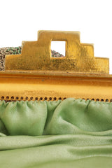 Vintage Whiting & Davis Ribbed Frame Tulip Mesh Bag signature @ Recess LA