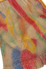 Vintage Whiting & Davis Abstract Mini Mesh Bag print close @ Recess LA