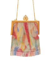 Vintage Whiting & Davis Abstract Mini Mesh Bag close @ Recess LA