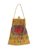 Vintage Whiting & Davis Filigree Rose Mesh Bag @ Recess LA