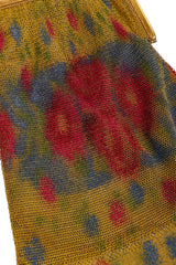 Vintage Whiting & Davis Filigree Rose Mesh Bag pattern close @ Recess LA