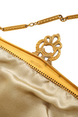Vintage Whiting & Davis Filigree Rose Mesh Bag signature @ Recess LA