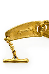 Ribbed Crescent Collar Necklace