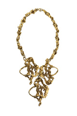 Vintage Erwin Pearl Organic Brutalist Pendant Necklace II @recess la