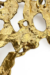 Vintage Erwin Pearl Organic Brutalist Pendant Necklace II back detail @recess la