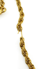 Vintage Donald Stannard Twin Lions Pendant Necklace III clasp @recess la