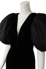 balloon sleeve dress by Yves Saint Laurent on mannequin close @ Recess LA