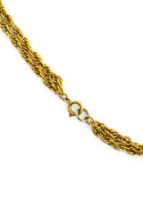 Vintage Pauline Rader Byzantine Teardrop Drape Necklace clasp @recess la