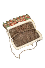 Vintage Whiting & Davis Filigree Deco Mesh Bag inside @ Recess LA