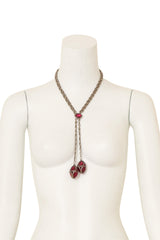 Egg Lariat Necklace by Trifari on mannequin @ Recess LA