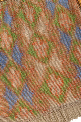 Vintage Whiting & Davis Diamond Floral Mesh Bag print close @ Recess LA