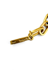 Vintage Trifari Textured Lapel Collar Necklace signature @recess la