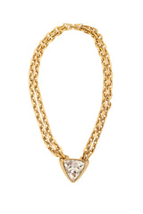 Trillion Crystal Collar Necklace by S.A.L. @ Recess LA