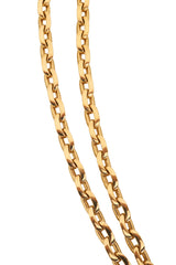 Trillion Crystal Collar Necklace by S.A.L. chain close @ Recess LA