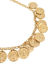 Medusa Coin Collar Necklace by Julie Rubano close @ Recess LA