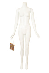 Vintage Whiting & Davis Diamond Floral Mesh Bag on mannequin @ Recess LA