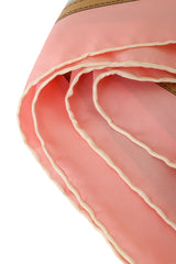 Large pastel jockey print silk scarf by Celine hem stitching @ Recess LA