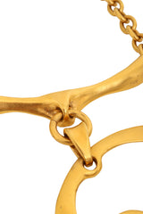 Scroll Pendant Necklace by Robert Lee Morris tarnish @ Recess LA