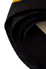 Golden Spur Ribbon Print Scarf