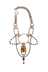 Industrial Ring Enamel Necklace by Jean Paul Gaultier @ Recess LA