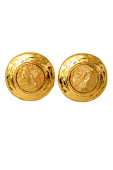 dome earrings by Yves Saint Laurent @ Recess LA