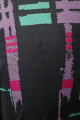 Vintage Missoni Sketch Plaid Top, Skirt & Belt Set discoloration @ Recess LA