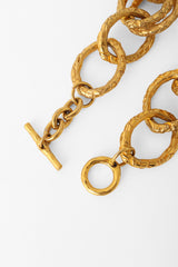 double link chain collar necklace clasp @ Recess LA