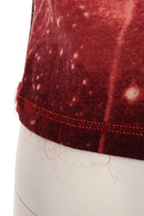 Vintage Roberto Cavalli Cosmic Fur Collar Cardigan fraying @ Recess LA