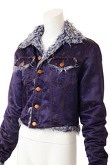 Vintage Jean Paul Gaultier Skulls Fur Jacket on mannequin close @ Recess LA
