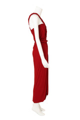 Vintage Jean Paul Gaultier Braided Wrap Column Dress on mannequin side @ Recess LA