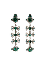 Crystal Bow Cascade Earrings by Moans @ Recess LA