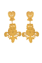Filigree Crest Earrings by Todd Oldham @ Recess LA