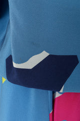 Vintage Chloe Abstract Geometric Culottes & Blouse Set stain 2 @ Recess LA