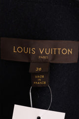 Louis Vuitton Wool Leather Trim Side Zip Jacket label @ Recess LA