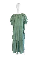 Pleated Oversize Top & Skirt Set by Mary McFadden @ Recess LA