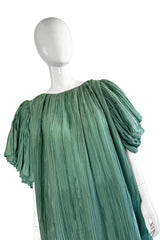 Pleated Oversize Top & Skirt Set by Mary McFadden top close @ Recess LA