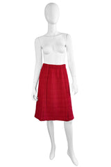 Windowpane Bouclé Skirt Suit by Adolfo skirt @recess LA