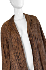 Crinkle Pleat Jacket by Emanuel Ungaro chest close @ Recess LA