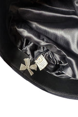 Wool Cashmere Newsboy Hat by Celine label and lining @recess LA